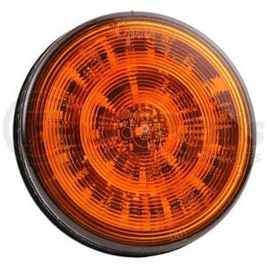 77353 by GROTE - Strobe Light - 4 Inch LED, Amber, Round, 12 Volt