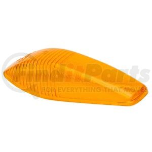 Grote 92193 Side Marker Light Lens Clearance Marker Replacement Lenses, Large Aerodynamic Cab Lens, Amber