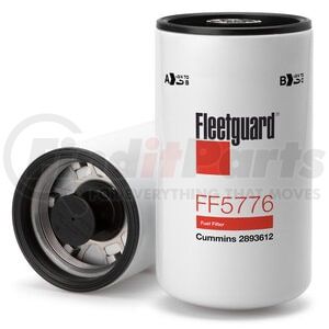 FF5776 by FLEETGUARD - Fuel Filter, Spin-On, Stratapore