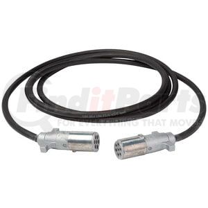 Grote 87182 Coiled Cable UltraLinkTM Power Cords, 15', Straight, HD