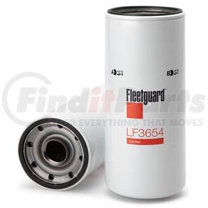 LF3654 by FLEETGUARD - Lube Filter, Spin-On