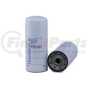 Donaldson P551807 Engine Oil Filter Engine Oil Filter - 10.31 in., Full-Flow Type, Spin-On Style, Cellulose Media Type