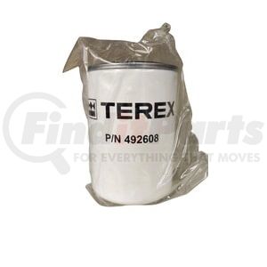 492608 by TEREX - Spin-On Hydraulic Fluid Filter Element, 5 Micron