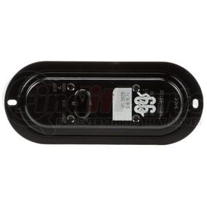 66206C by TRUCK-LITE - 66 Series Back Up Light - LED, Clear Lens, 1 Diode, Oval Lens Shape, Flange Mount, 12v