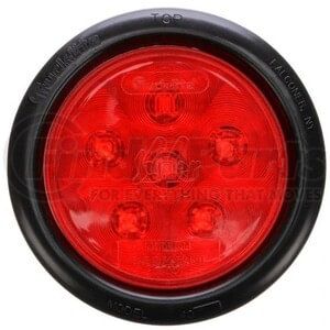 44092R by TRUCK-LITE - Super 44 Brake / Tail / Turn Signal Light - LED, Fit 'N Forget S.S. Connection, 12v