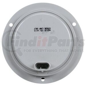 Truck-Lite 44213Y Strobe Light Strobe Light - Super 44, LED, 42 Diode, Round Yellow, Gray Flange Mount