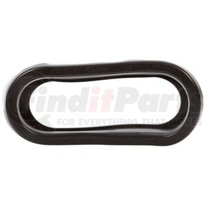 60700 by TRUCK-LITE - 60 Series Lighting Grommet - Open Back, Black PVC, For 60 Series and 2 x 6 in. Lights