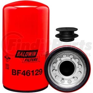 Baldwin BF46129 Fuel Filter Fuel Filter - M90 x 2.0, Attached Gasket, BF9885 (Standard Version)