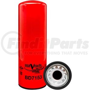 Baldwin BD7153 Engine Oil Filter Engine Oil Filter - Engine High Velocity Dual-Flow used for Cummins Engines