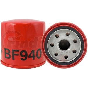 BF940 by BALDWIN - Fuel Filter - Spin-on, M20 x 1.5, Integral Gasket, 4 Nominal; 15 Absolute