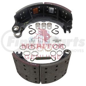 Meritor KSMA26014515PC Drum Brake Shoe and Lining Kit Drum Brake Shoe and Lining Kit, 16.50 in. Brake Diameter, 7.00 in.