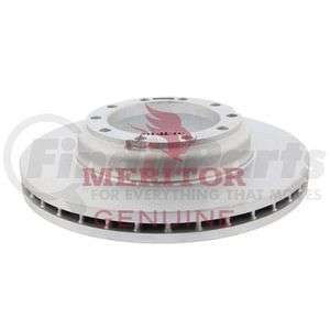 23123557009 by MERITOR - Disc Brake Rotor, 7.25 in. Bolt Circle Diameter, 10 Bolt Hole Number, 0.59 in. Bolt Hole Diameter