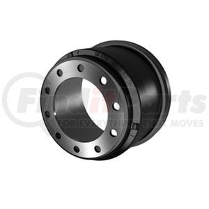 107866 by CONMET - Brake Drum - Rear, Full Cast, 15.0 in. dia. x 8.6 in. Width, 10-Bolt Holes