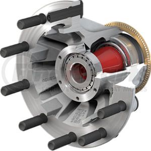 10082207 by CONMET - Drum Brake and Hub Assembly - 5.06 Offset, 6,600 lbs. Rating, Aluminum Hub, 2.92 in. Stud, Alumin...