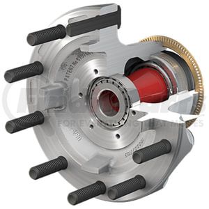 10082209 by CONMET - Drum Brake and Hub Assembly - 5.06 Offset, 7,350 lbs. Rating, Aluminum Hub, 2.92 in. Stud, Aluminum Wheels