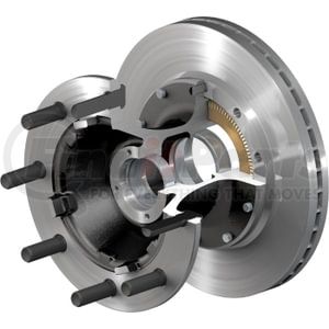 ConMet 10082921 Disc Brake Rotor and Hub Assembly Iron Conventional Hub/Rotor F08 Front HP8