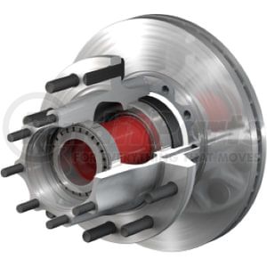 10084790 by CONMET - Disc Brake Rotor and Hub Assembly - Flat Rotor, Aluminum Hub, 3.58 in. Stud, Aluminum Wheels