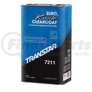 7211 by TRANSTAR - Euro KWIK Clearcoat, 5 Liter