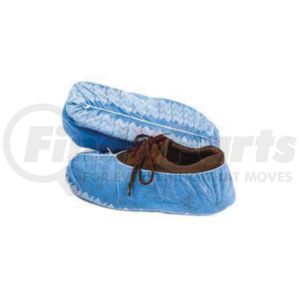 AES Industries DSC-100 Shoe Cover 100-Pack Disposable Shoe Covers Floor Protection Booties Fits Up to Size 10