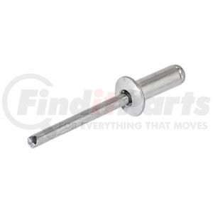 AES Industries 26544 AES Industries 26544 Blind Pop Rivet with Mandrel, 1/8 in Dia x 1/2 in Grip Range, Aluminum