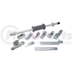 AES Industries 589 Dent Puller Glue 9-Piece Heavy Hitter Slide Hammer Dent Puller Kit 10 lb. Sheet Metal Body Repair Set