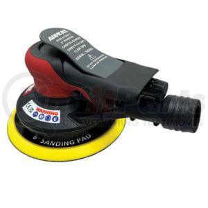 AIRCAT 6700-6-338CV Orbital Sander 6 In. Central Vacuum Pneumatic Orbital Palm Sander with Coarse 3/8 In. Stroke