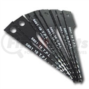 AIRCAT 5651 Reciprocating Saw Blade 10-PC 18 TPI Reciprocating Air Saw Scroll Blades for Medium Metal and Automotive Body