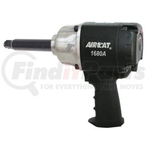 AIRCAT 1680-6-A Air Impact Wrench 3/4 In. X 6 xtreme Duty Extended Impact Wrench with 1600 ft-lb Maximum Torque
