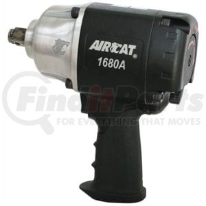 AIRCAT 1680-A Air Impact Wrench 3/4 In. Drive Twin Hammer Heavy Duty Pneumatic Impact Wrench, 1400 ft-lb Torque