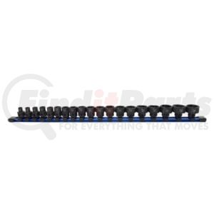78319 by ASTRO PNEUMATIC - 19pc 3/8" Drive Low Profile Nano Impact Socket 6-24mm - No Skips