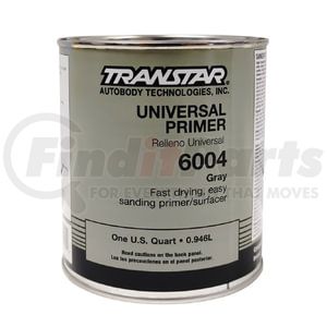 Transtar 6004 Paint Primer 1-Quart Gray 1K Universal Fast-Dry Sanding Primer Surfacer