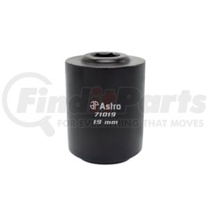 Astro Pneumatic 71019 19mm Drum Socket - Impact Torque Multiplying Harmonic Balancer Socket