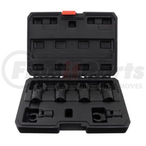 Cal-Van Tools 39660 Fuel Injector Tool 6-Piece Diesel Injector Line Flex Head Socket Set, 3/8 & 1/2-Inch Drive Crowfoot Kit