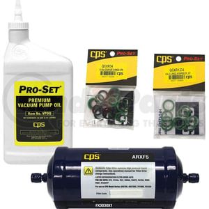 CPS Products FX3030X1 A/C System Maintenance Kit FX Series Maintenance Kit Includes FX Filter, Vacuum Pump Oil, Hose Coupler