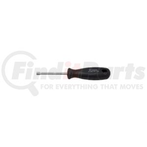 K-Tool International 14406 Nut Driver 3/16 in. x 3 in. Nut Driver with Hollow Shaft, Alloy Steel Socket and Soft-Grip Handle