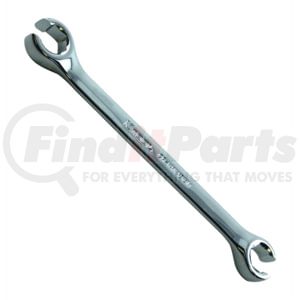 K-Tool International 44412 Wrench 3/8 in. x 7/16 in. Double-End 5-Point Flare Nut Wrench in Chrome Vanadium Steel, for Tubing