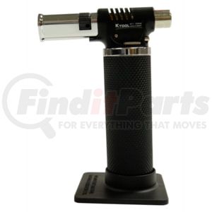 K-Tool International 70058 Torch Professional Hand-Held Butane Torch with Piezo Ignition and Safety Kill Switch, Adjustable