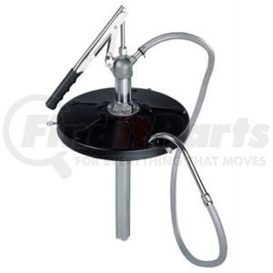 K-Tool International 73993 Oil Transfer Pump Lever Action Bucket Pump for 5 Gallon Pails, 4' PVC Hose & Steel Spout