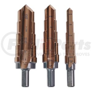 KnKut 3KK4SR KnKut 3pc Hole Expansion Step Reamer Set