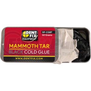 Dent Fix Equipment DF-CGBT Dent Puller Glue 50 Gram Mammoth Tar Black Room Temperature Reusable Cold Glue Adhesive Paintless