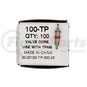 Dill Air Controls 100-TP-100 Tire Valve Stem Core 100-Piece Nickel Plated Brass Replacement Valve Core Pack for TPMS Stems