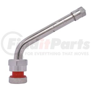 Dill Air Controls VS-555D-10 Tire Valve Stem 10-Pack 60 Degree 2.60 In. Extended Brass Alcoa Wheel Clamp In Tire Valve