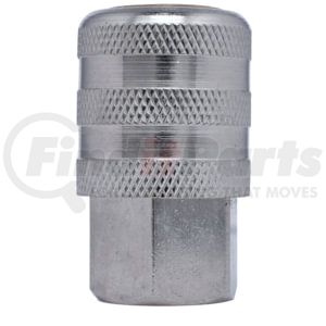 Dill Air Controls 7148 Thru-Hull Connector 1/4 In. Female NPT Normally Open Push On Lock On Flow Through Tire Air Chuck Tool