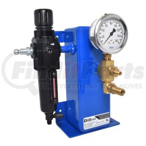 Dill Air Controls 8500 Tire Pressure Gauge Certified Liquid Filled Analog Dial Master Air Tire Pressure Gauge Check Station