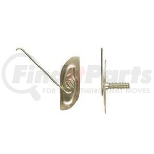 Disco Automotive Hardware 345MT Molding Clip Universal Moulding Clips, 10-24 x 3/4" Bolt Size, 1/2" x 1 25/64" Plate Size