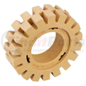 Dynabrade 92240 Adhesive Eraser Wheel 4-Inch Diameter x 1-1/4 Inch Wide Beige Rubber Eraser Wheel