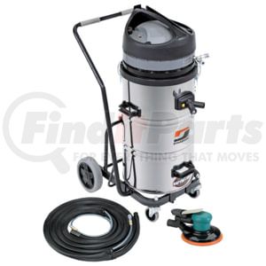 M1010SP by DYNABRADE - Mega-Raptor VacÂ® Standard Pack Mobile Auto Vacuum System : Vacuum Kit w/6" Spirit ROS & Standard Cart, M-Class, 120v/60Hz, 15 Amp, 20 gal., Conductive