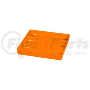 5025 by ERNST - 10.5 x 10.5" 3 compartment Organizer Tray - Orange