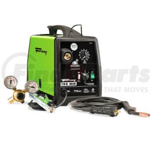 Forney Industries Inc. 318 Welding Machine 190A MIG Welder, 230V Wire Feed Welding Machine with Gun and Regulator