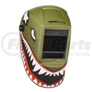 Forney Industries Inc. 55938 Welding Helmet PRO Warhawk Auto-Darkening Welding Helmet with 10.44 Sq In Arc Optics & 4 Sensors